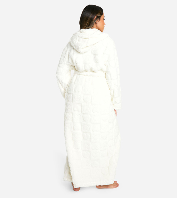 بوهو بوهو - أبيض Night Robes & Kimonos