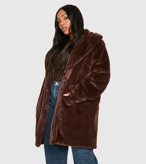 boohoo - Outlet  Jackets & Coats - Brown Jackets & Coats