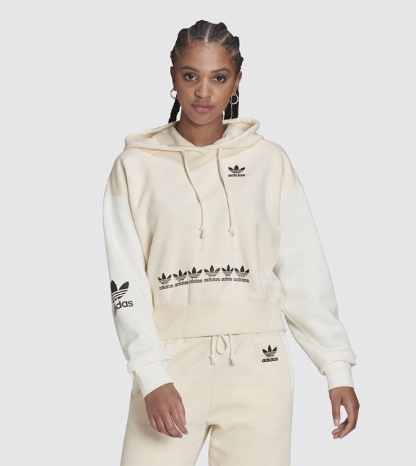 Adidas Originals Adidas Originals - White Hoodies & Sweatshirts