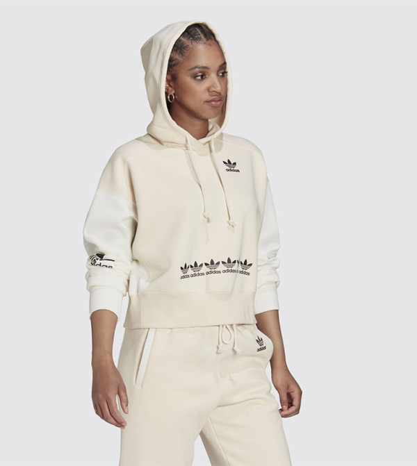 Adidas Originals Adidas Originals - White Hoodies & Sweatshirts