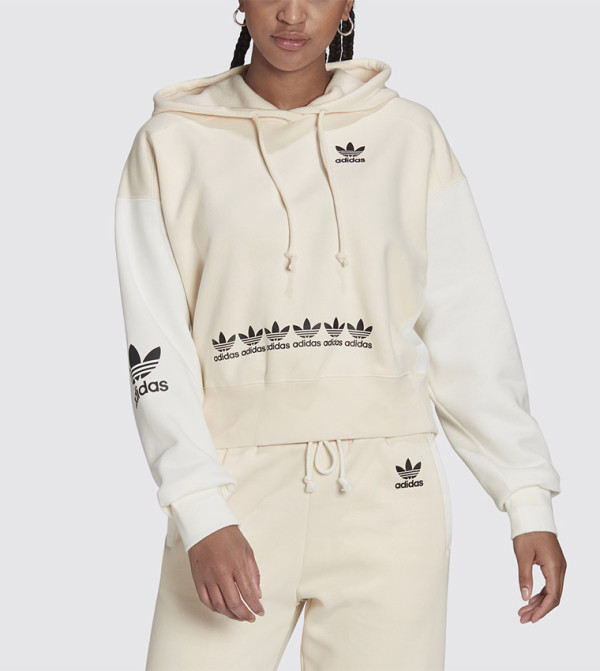 Adidas Originals Adidas Originals - White Hoodies & Sweatshirts