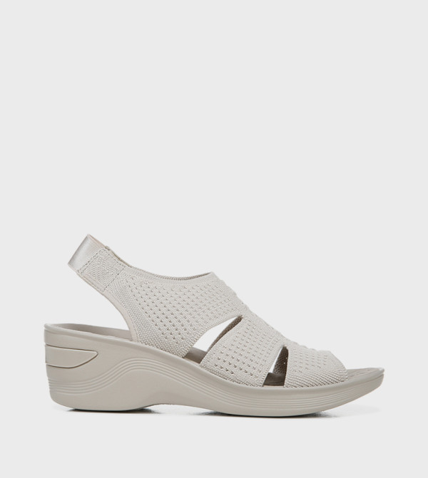 Naturalizer Wedges - Beige Wedge Sandals