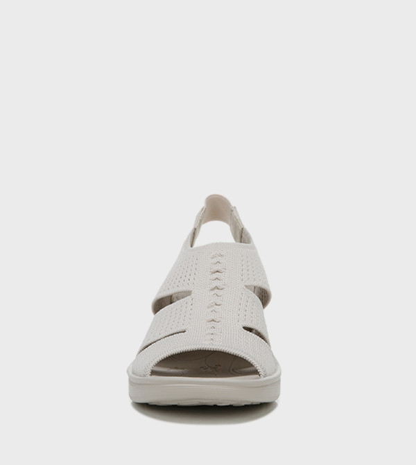 Naturalizer Wedges - Beige Wedge Sandals