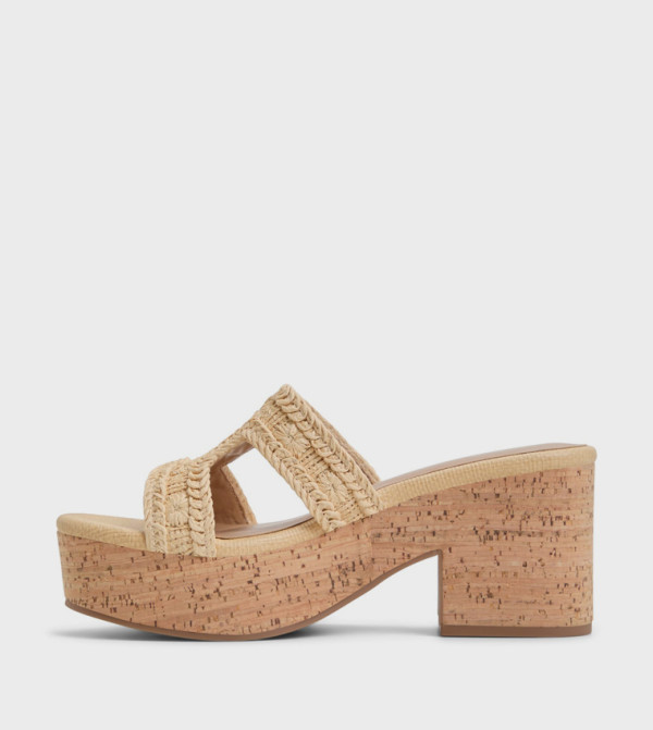 كول ات سبرنج كول ات سبرنج - بيج أحذية كعب سميك