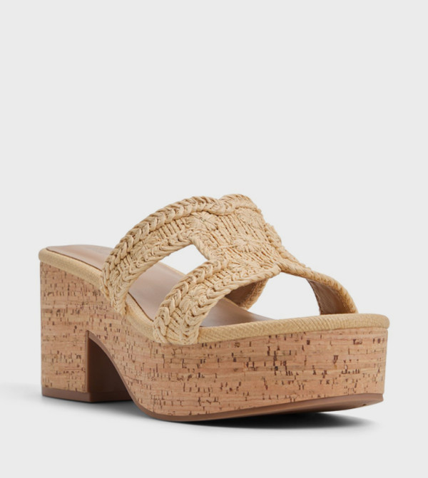 كول ات سبرنج كول ات سبرنج - بيج أحذية كعب سميك