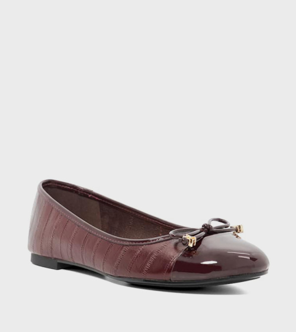 Dune London  Ballerinas - Burgundy undefined