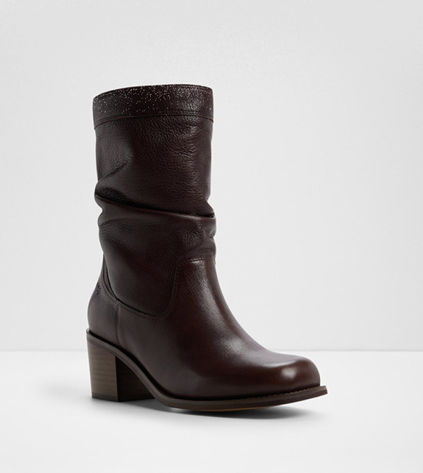 ألدو  أبوات - بني  Mid Calf Boots