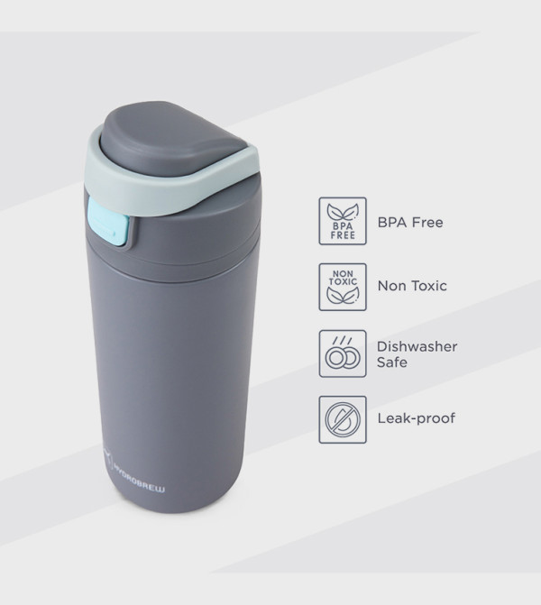 HYDROBREW  WATER BOTTLES - Grey Water Bottles
