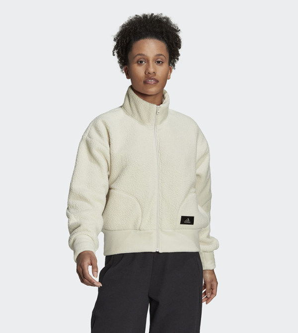 Adidas  Track Jackets - Cream Jackets