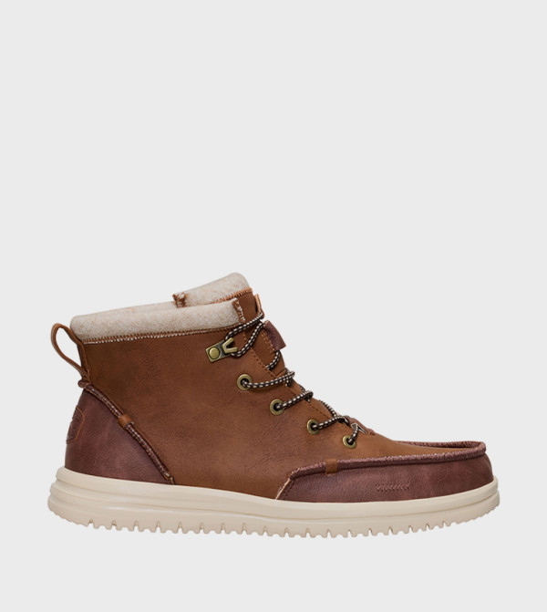 HEY DUDE  Boots - Brown Lace up Boots