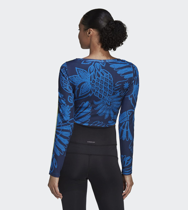 Adidas  Cropped Tops - Navy Bodysuit & Cropped