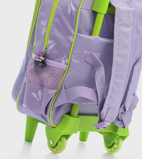 نانانا  - بنفسجي  طقم حقائب ظهر بعجلات