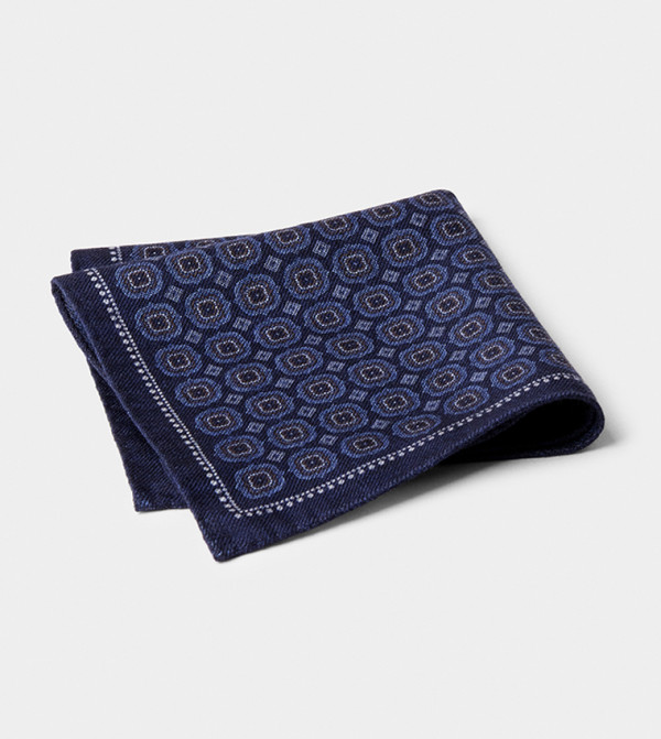 هاكيت  أوشحة - كحلي Pocket Sqaure