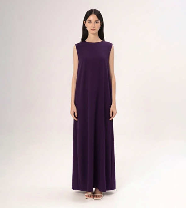 اتش ام  ملابس محتشمة - بنفسجي  modestwear