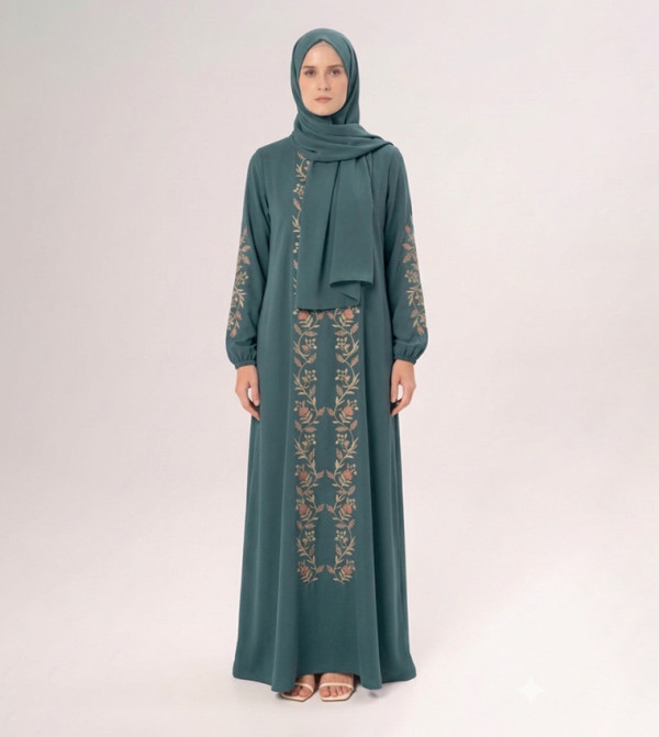 HM  Arabian Clothing - Green modestwear