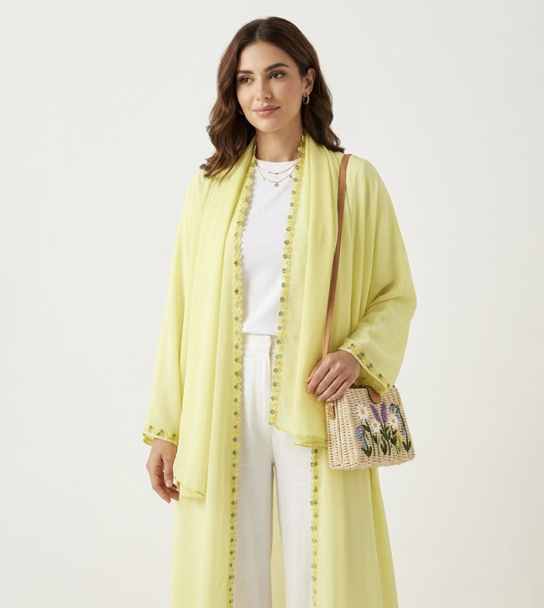 HM  Arabian Clothing - Yellow Abayas