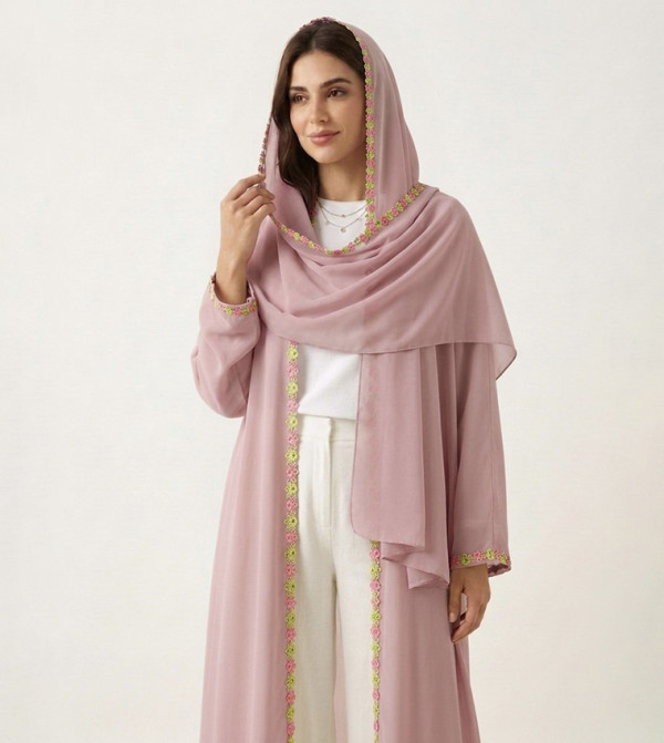 HM  Abayas - Pink Abayas