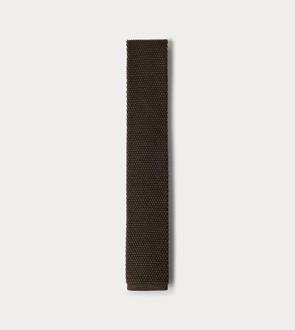 Hackett  Slim Ties - Olive Slim Ties