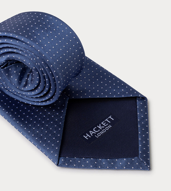 هاكيت  ربطات عنق وقفازات - أزرق Regular Ties