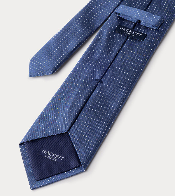 هاكيت  ربطات عنق وقفازات - أزرق Regular Ties