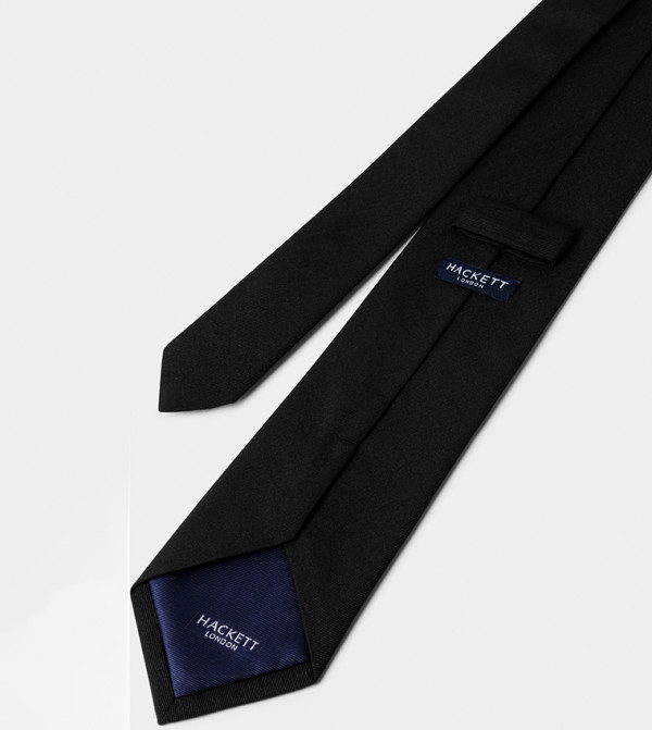 Hackett  Ties - BLACK Regular Ties