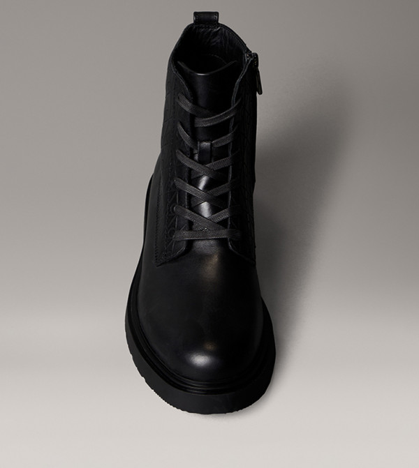 Calvin Klein  Boots - Black Lace up Boots