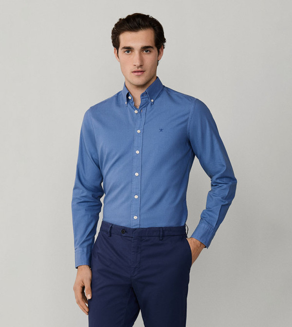 Hackett Hackett - Blue Long Sleeves