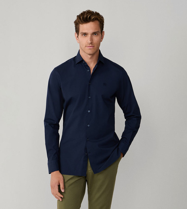 Hackett Hackett - Navy Long Sleeves