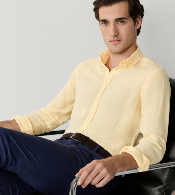 Hackett Hackett - Yellow Long Sleeves