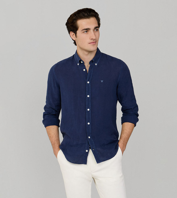 Hackett Hackett - Navy Long Sleeves