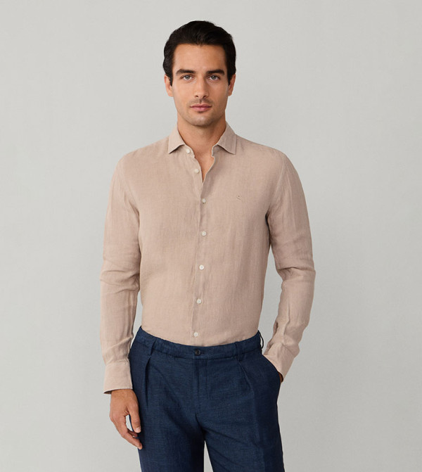 Hackett  Clothing - Beige Long Sleeves