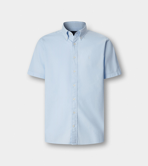 Hackett  Clothing - Blue Short Sleeves