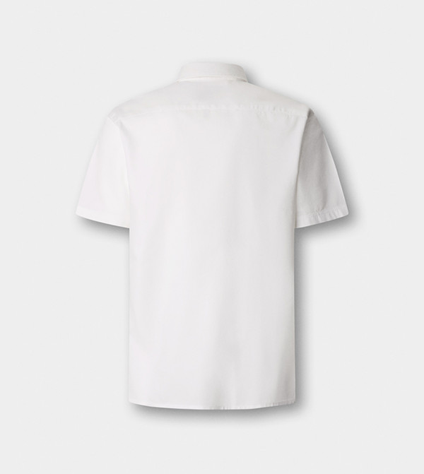هاكيت  قمصان رسمية   - أبيض Short Sleeves