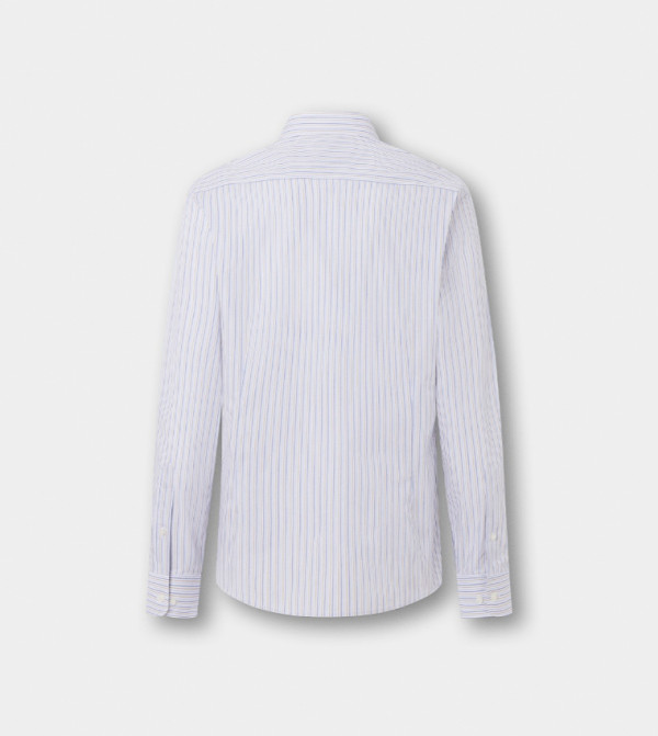 Hackett  Formal Shirts - Blue Long Sleeves