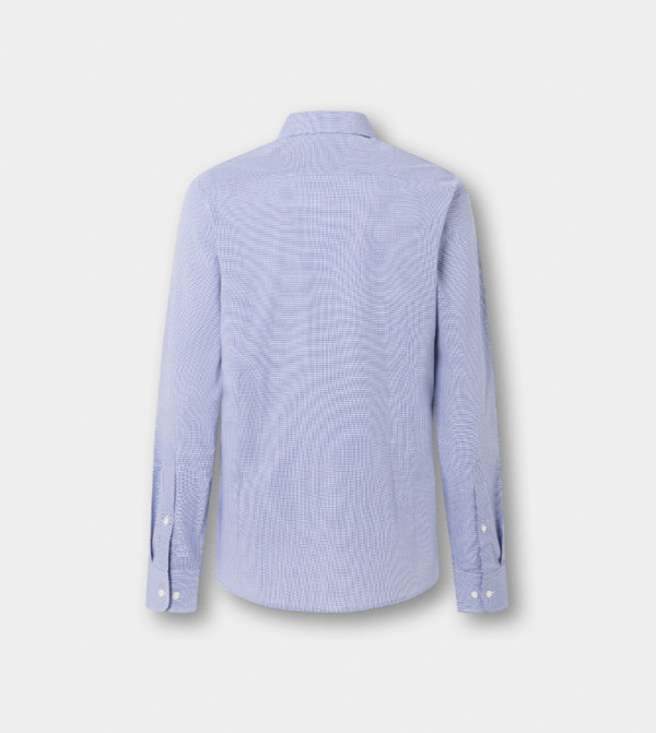هاكيت  قمصان رسمية   - أزرق Long Sleeves