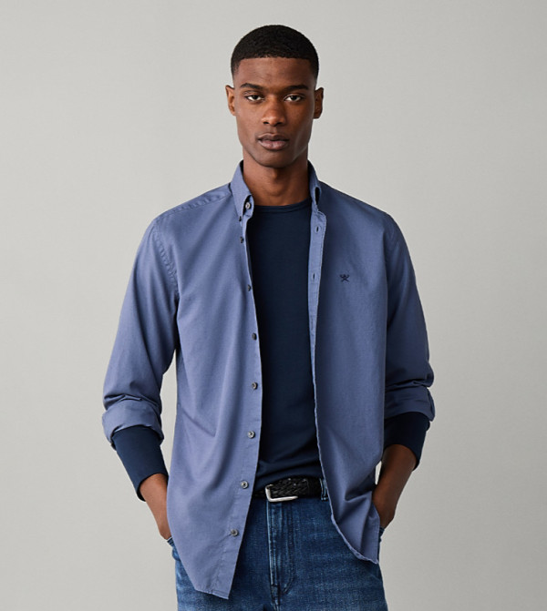 هاكيت هاكيت - أزرق Long Sleeves