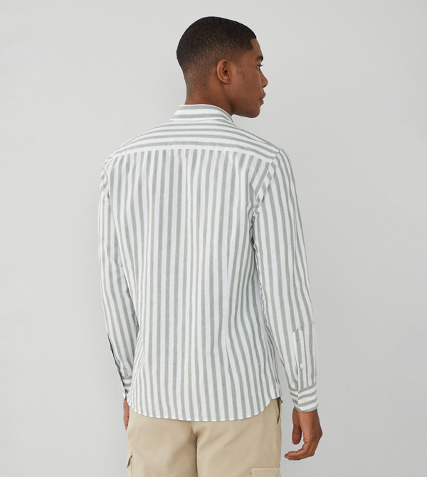 Hackett  Clothing - Green Casual Shirts