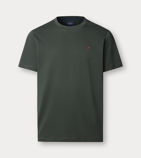 Hackett - Olive Round Neck T-Shirts