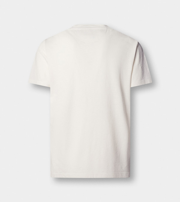 Hackett Hackett - White Round Neck T-Shirts