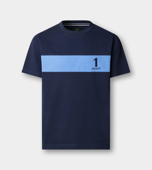 Hackett Hackett - Navy Round Neck T-Shirts