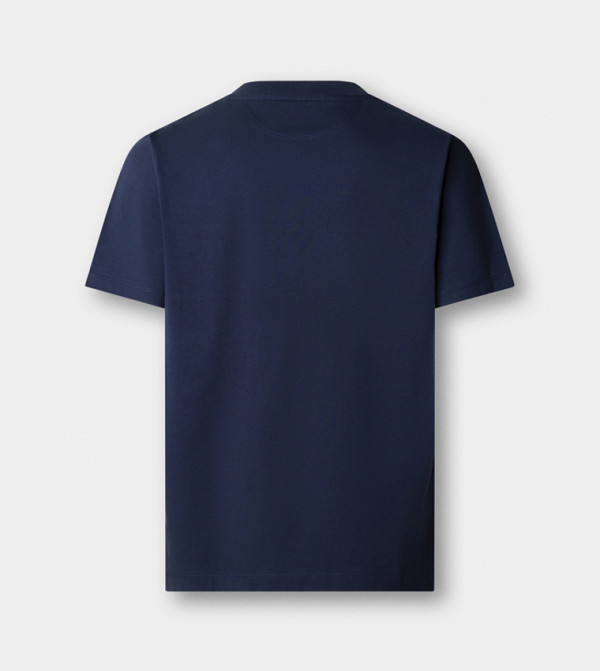 Hackett Hackett - Navy Round Neck T-Shirts