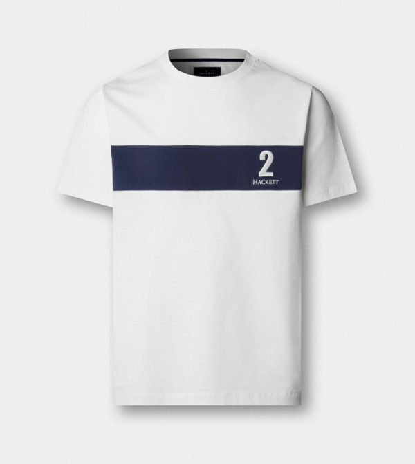 Hackett Hackett - White Round Neck T-Shirts