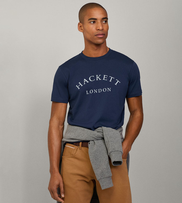 Hackett Hackett - Navy Casual T-Shirts