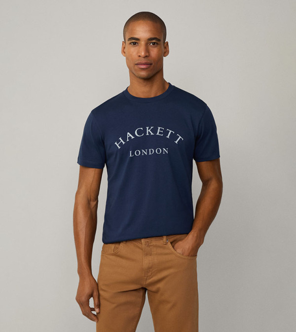 Hackett Hackett - Navy Casual T-Shirts