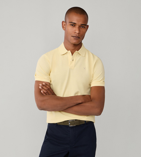 Hackett Hackett - Yellow Polo T-shirts