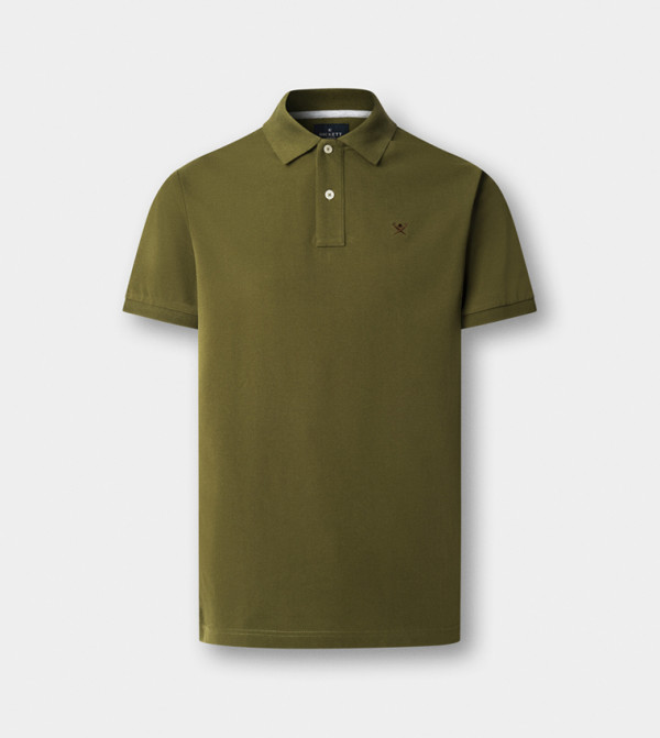 Hackett  Polo T-Shirts - Green Polo T-shirts