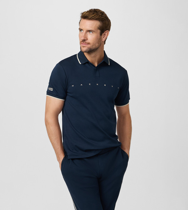 Hackett  Clothing - Navy Polo T-shirts