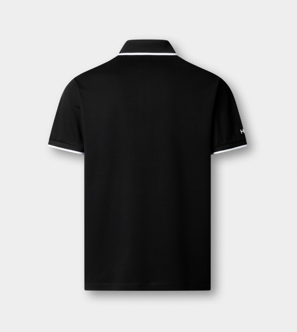Hackett  Polo T-Shirts - BLACK Polo T-shirts