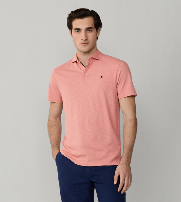 Hackett Hackett - Peach Polo T-shirts