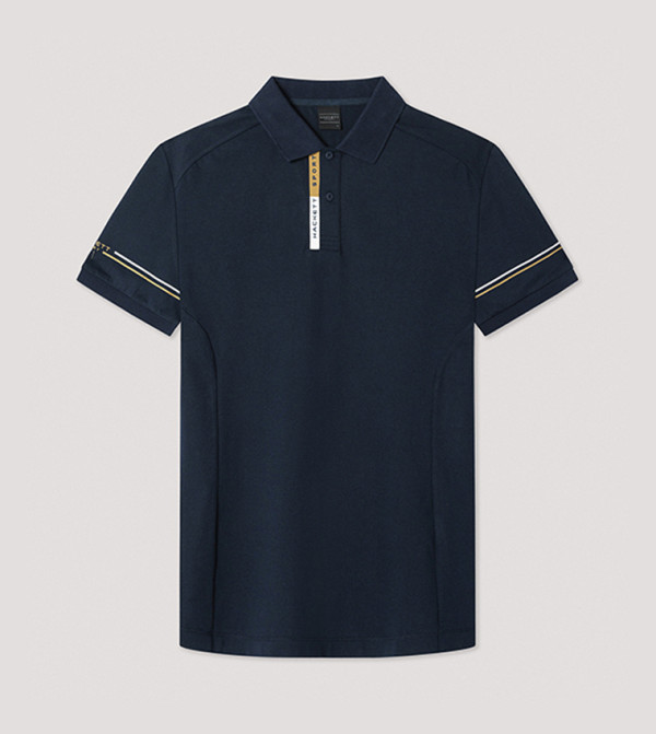 Hackett  Polo T-Shirts - Navy Polo T-shirts